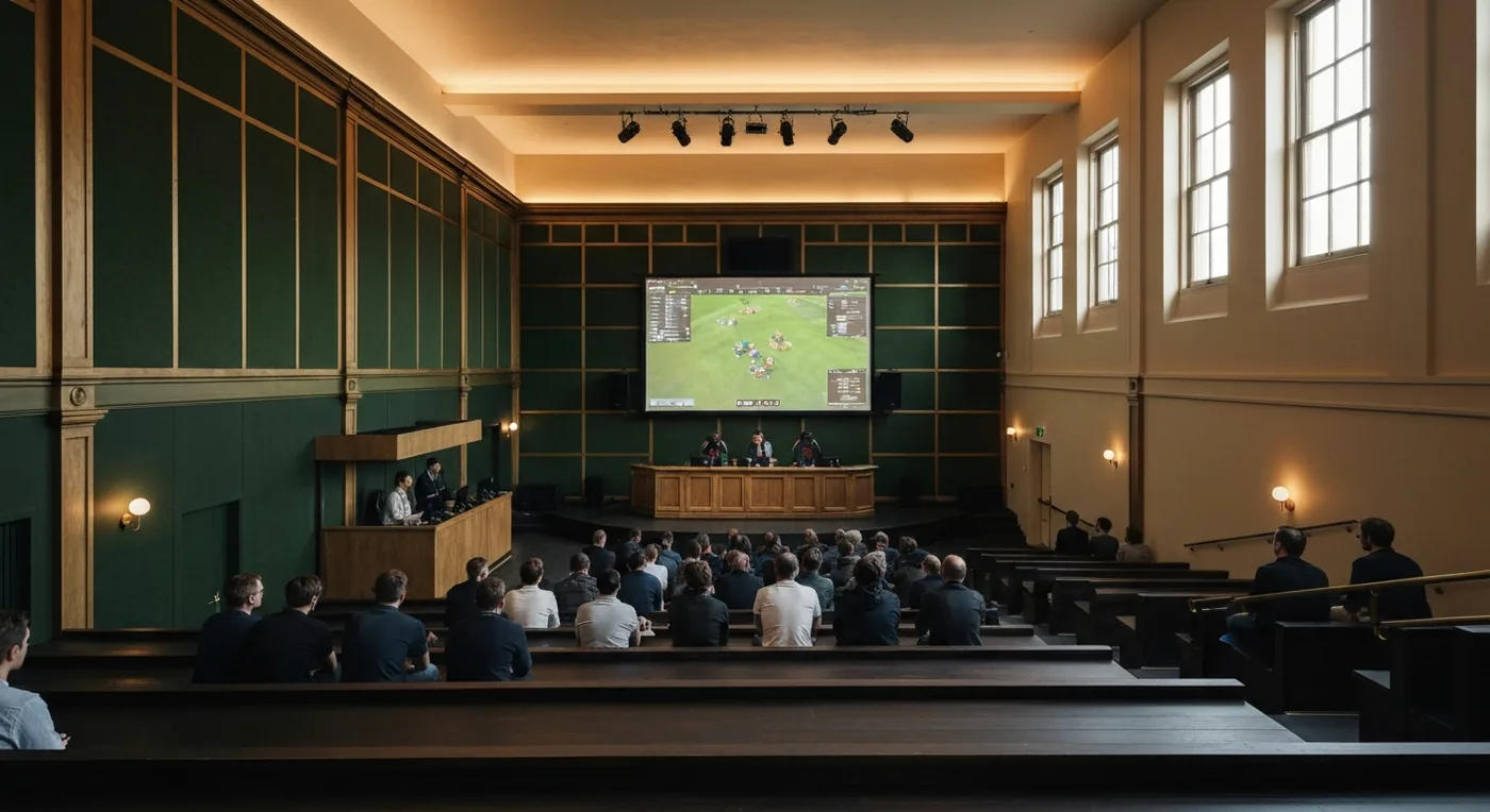 Esports arena con tribunas