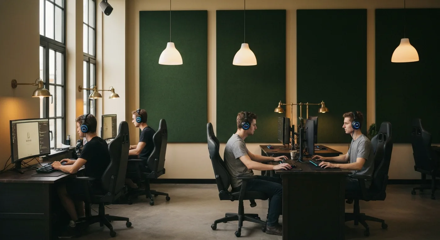 Sala LAN en horario vespertino