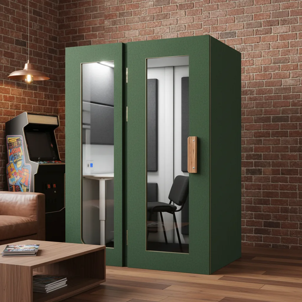 Rincón retro + cabina moderna